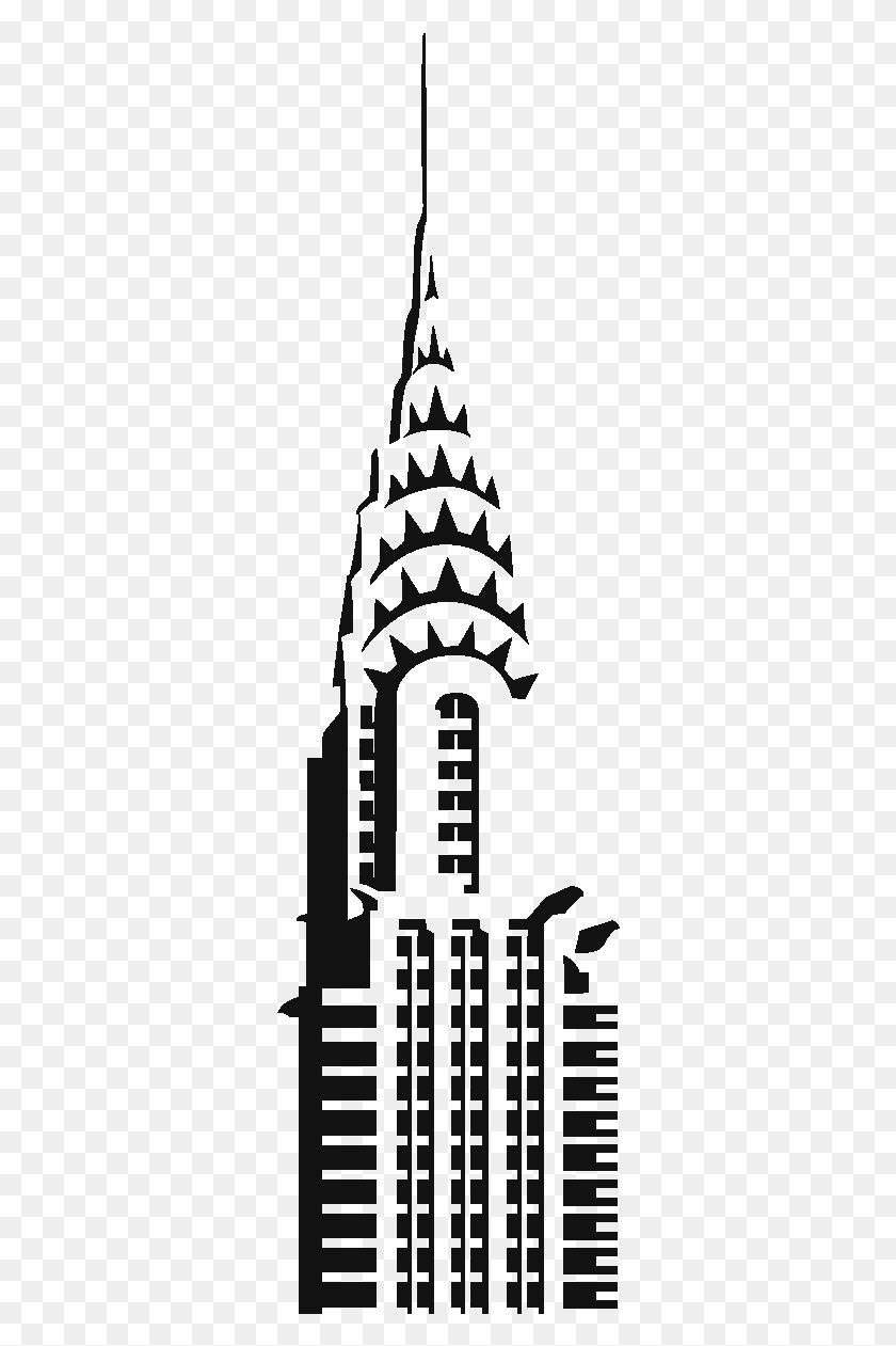 322x1201 Drawing Empire State Building, Architecture, Clothing, Apparel HD PNG Download
