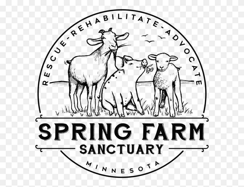 599x585 Drawing Farmer Spring Spring Farm Sanctuary, Text, Word, Logo HD PNG Download