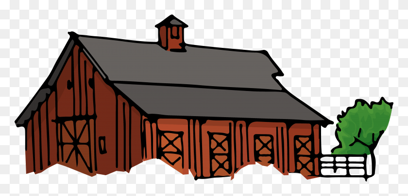 4942x2187 Drawing Farmhouse Poor House Farm House Cartoon, Military Uniform, Military, Vehicle HD PNG Download