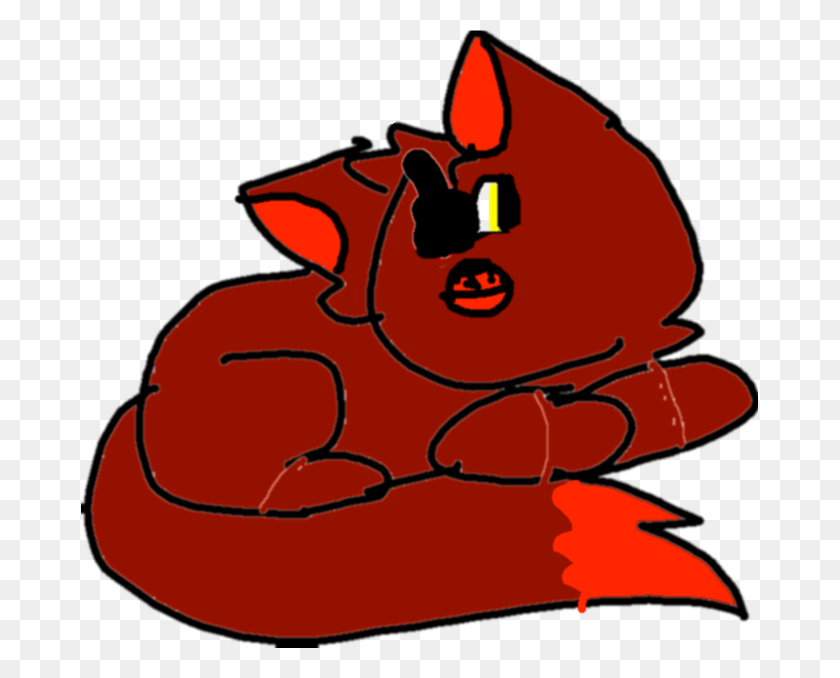 677x618 Drawing Foxy Clifford The Big Red Dog As A Puppy, Clothing, Apparel HD PNG Download