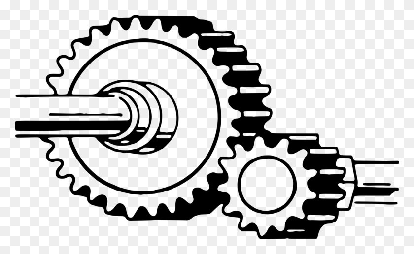 1282x750 Drawing Gears Vintage Gear Gears, Gray, World Of Warcraft HD PNG Download
