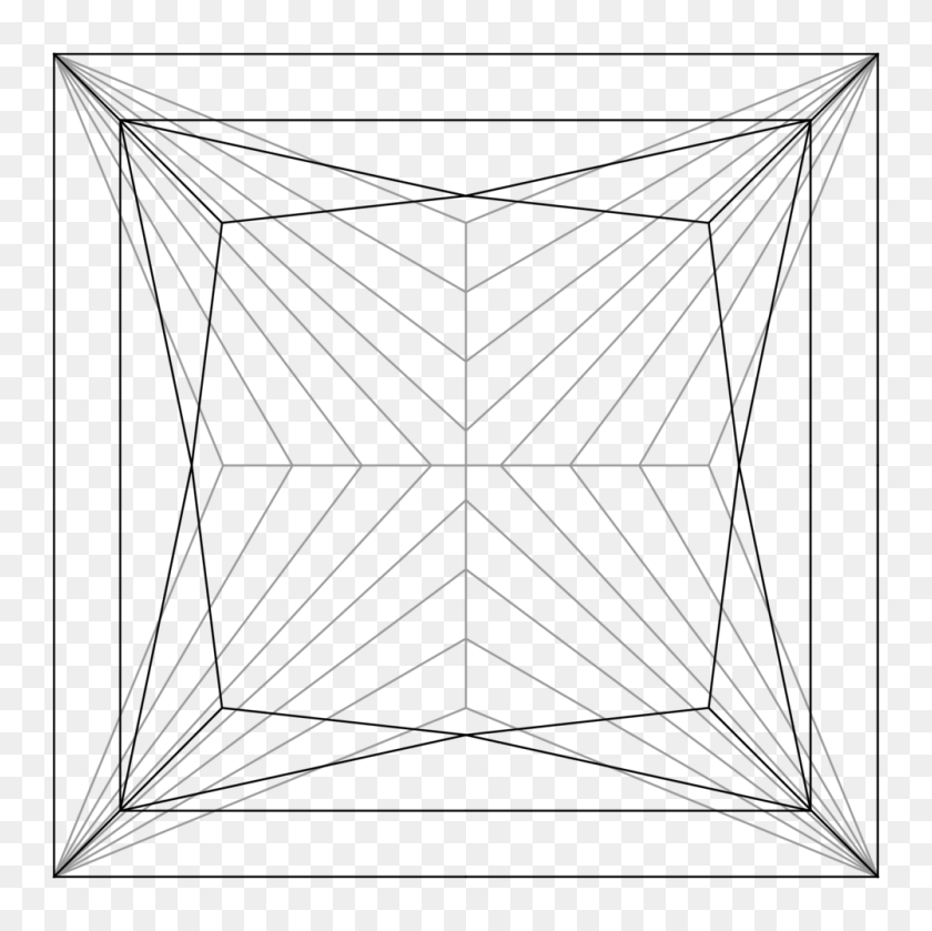 1000x1000 Drawing Gemstones Diamond Shape Line Art, Spider Web, Solar Panels, Electrical Device HD PNG Download