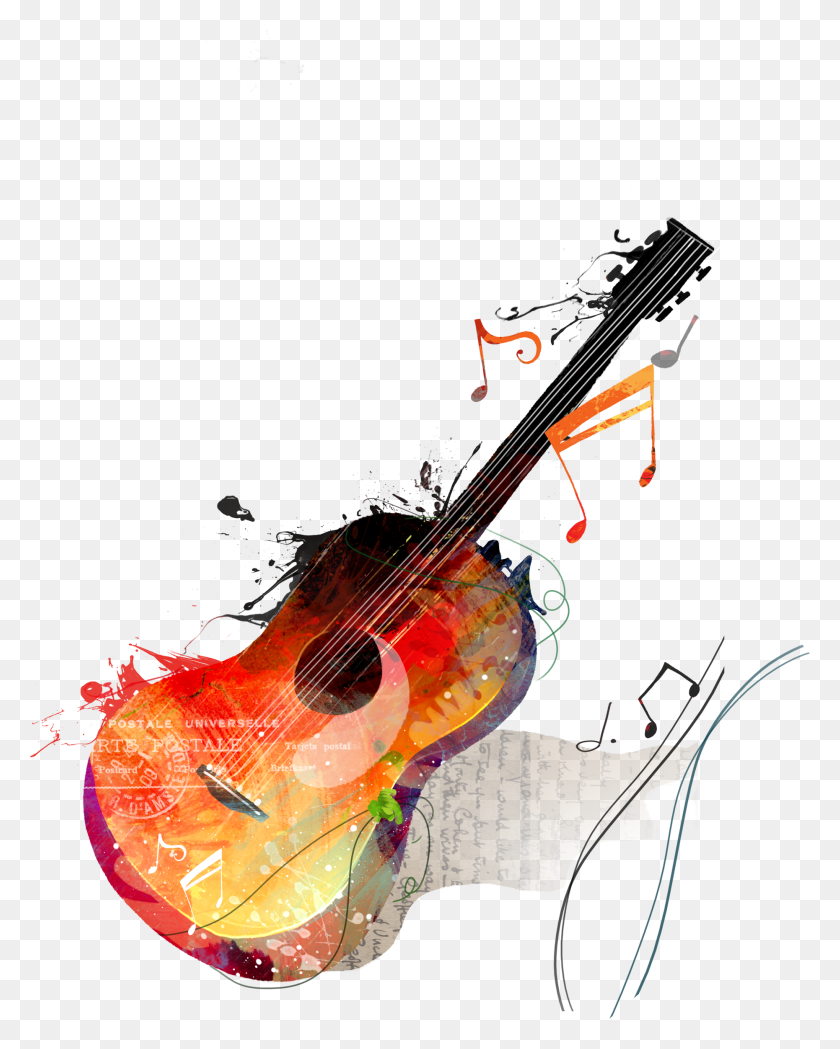 1861x2361 Drawing Guitar Violin 4 Kinds Of Instruments, Leisure Activities, Musical Instrument, Cello HD PNG Download