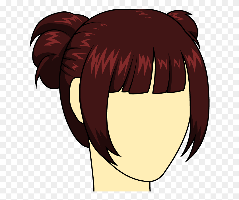 634x643 Drawing Hair Female Hairstyle Girl Drawing With Bangs, Seed, Grain, Produce HD PNG Download