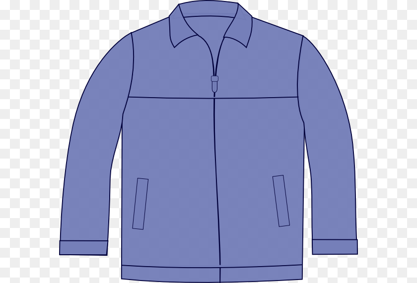 602x571 Drawing Jackets Simple Draw A Simple Coat, Clothing, Fleece, Jacket, Long Sleeve Clipart PNG