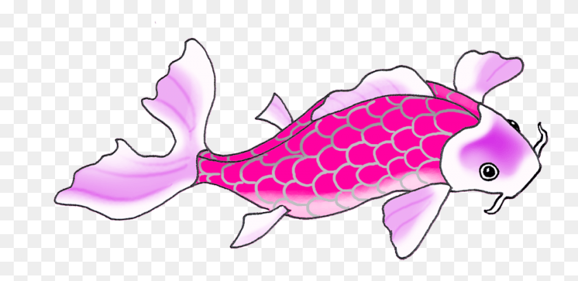 936x418 Drawing Koi Fish, Dolphin, Mammal, Sea Life HD PNG Download