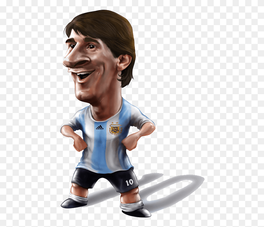 463x663 Drawing Messi Angel Caricaturas De Jugadores De Futbol, ​​Person, Human, Clothing Hd Png