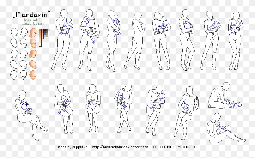 986x585 Drawing Mother Mother And Baby Reference, Person, Human, Soil HD PNG Download