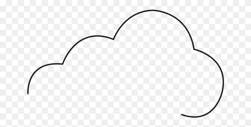 662x365 Drawing Of A Cloud Line Art, Gray, World Of Warcraft HD PNG Download