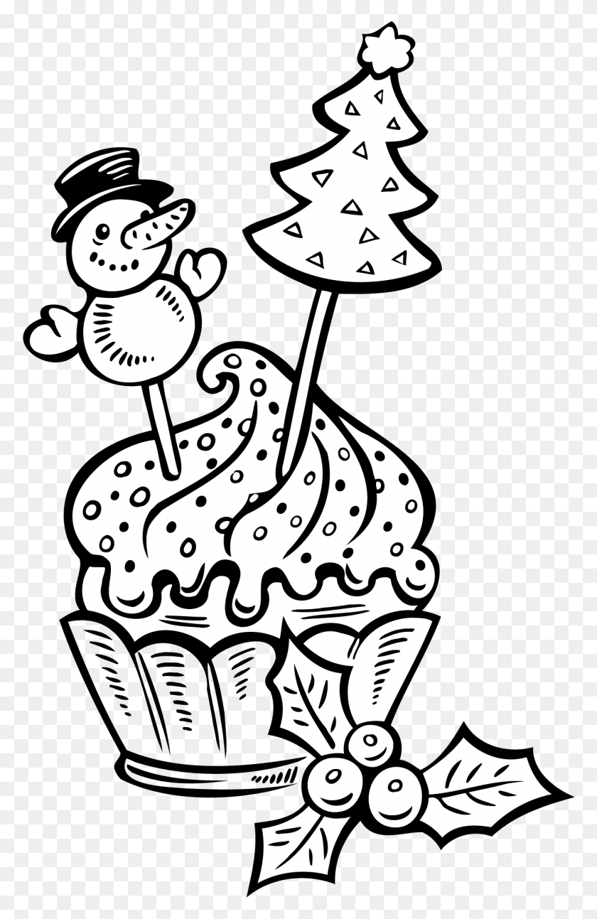 1244x1968 Drawing Of Christmas Cake, Doodle HD PNG Download