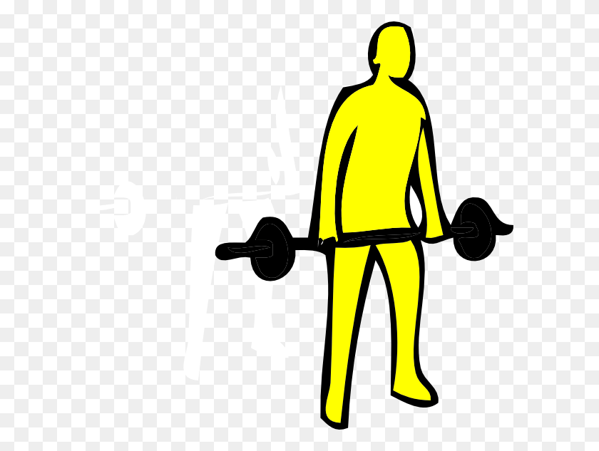 600x573 Drawing Of Someone Lifting Weights, Sleeve, Clothing, Apparel HD PNG Download