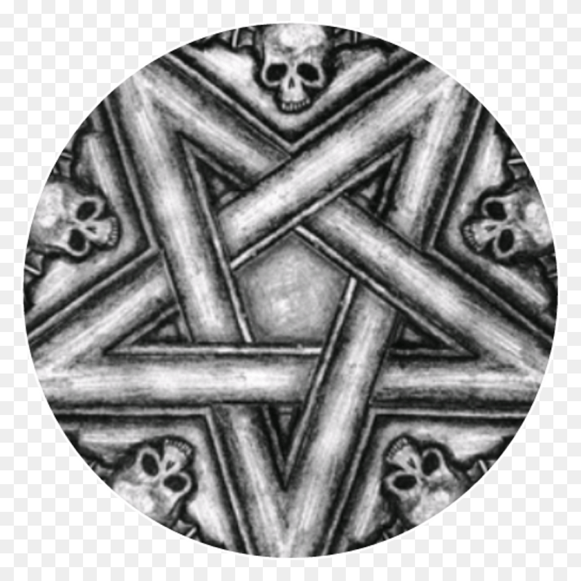 1024x1024 Dibujo De Pentagrama Diablo, Símbolo, Símbolo De Estrella, Moneda Hd Png