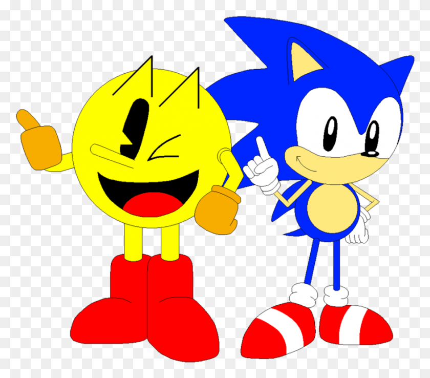 876x762 Píxeles De Dibujo Pac Man, Pacman Y Sonic Hd Png