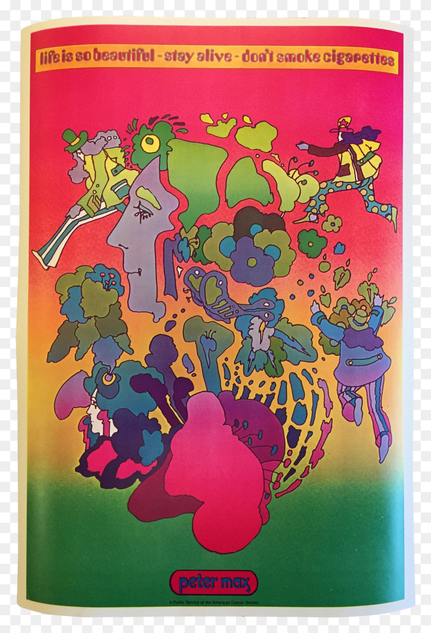 1914x2885 Drawing Posters Society Peter Max Poster Vintage HD PNG Download