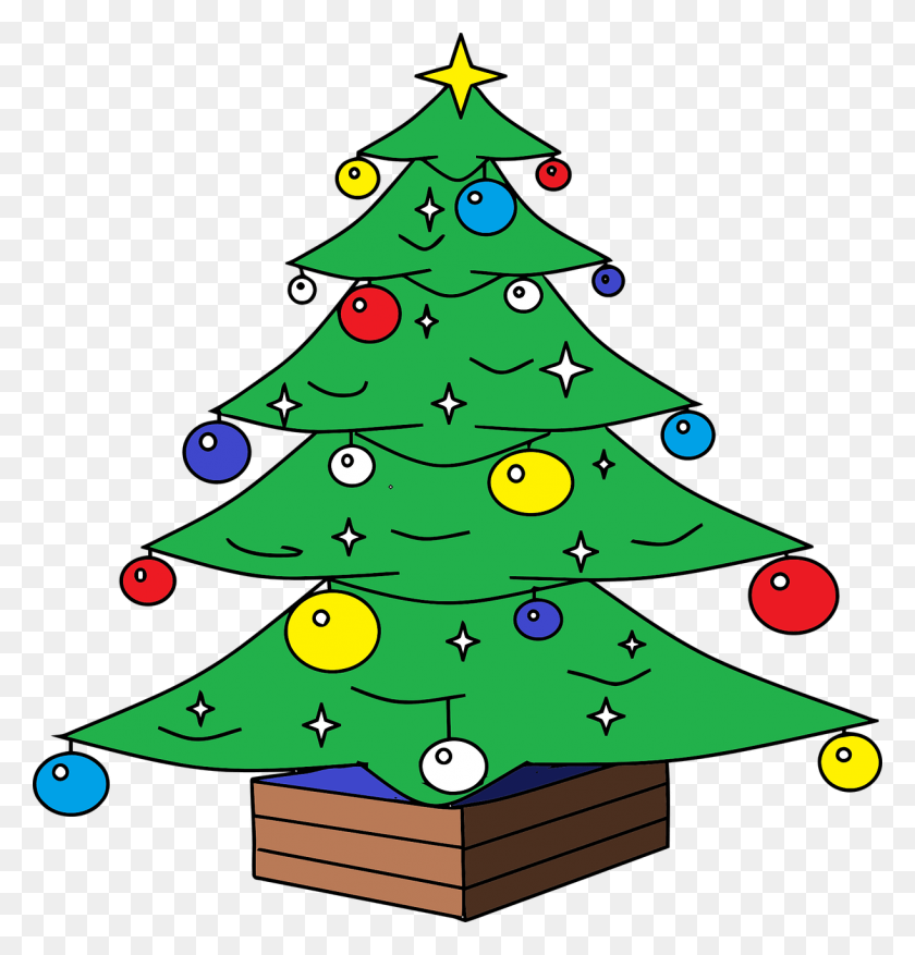1221x1280 Drawing Present Christmas Tree Christmas Tree From The Grinch, Tree, Plant, Ornament HD PNG Download