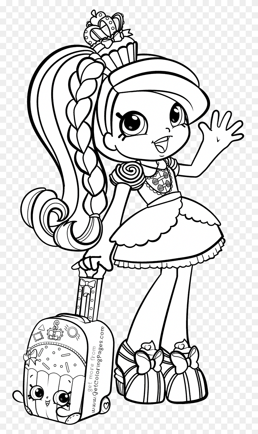 762x1354 Drawing Shopkins Color Shopkins Girls Coloring Pages, Cross, Symbol HD PNG Download