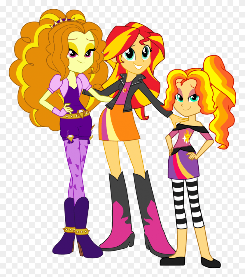 837x955 Drawing Sunset Kid Sunset Shimmer39s Family, Person, Human, People HD PNG Download