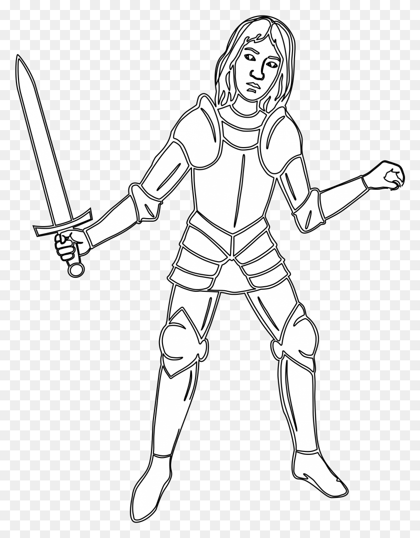 1571x2045 Drawing Sword Hand Holding Line Art, Person, Human, Knight HD PNG Download