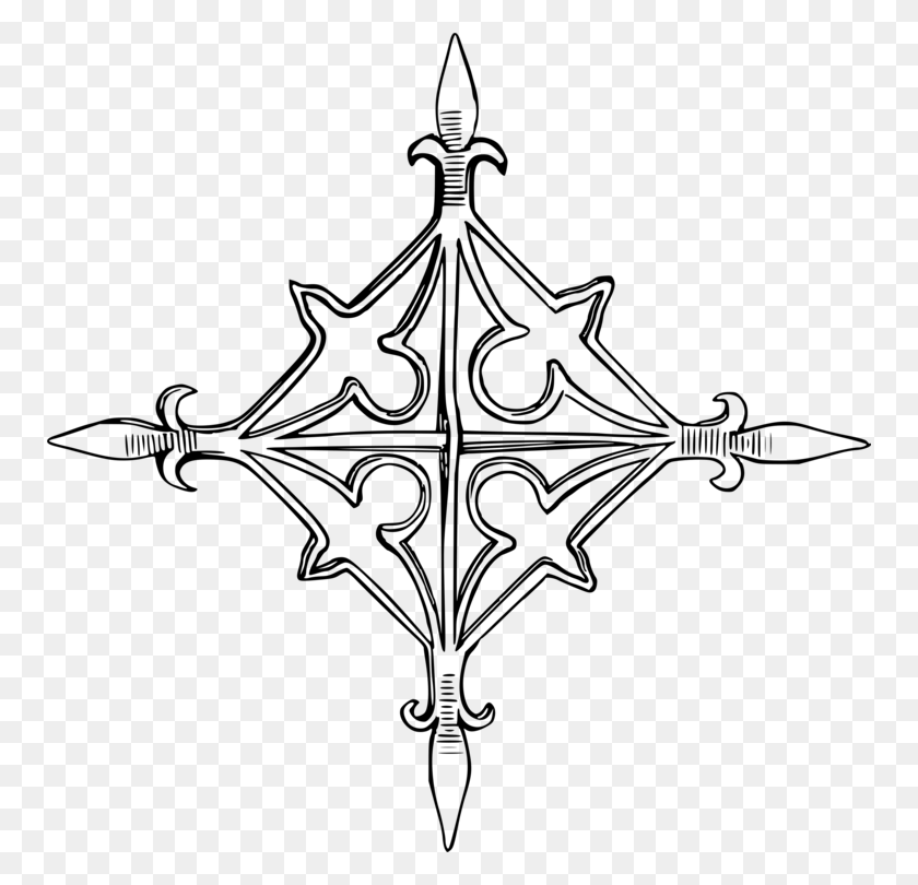 754x750 Drawing T Shirt Spear Cross Drawing, Gray, World Of Warcraft HD PNG Download