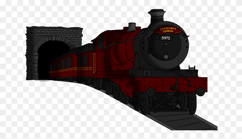 670x422 Dibujo De Tren Harry Potter Hogwarts Express, Locomotora, Vehículo, Transporte Hd Png