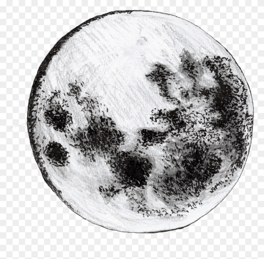 942x924 Drawing Transparent For Free On, Nature, Moon, Outer Space HD PNG Download