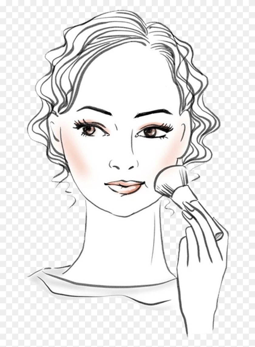 673x1084 Dibujo De Las Venas De La Cara De Maquillaje Ilustración, Persona, Humano Hd Png