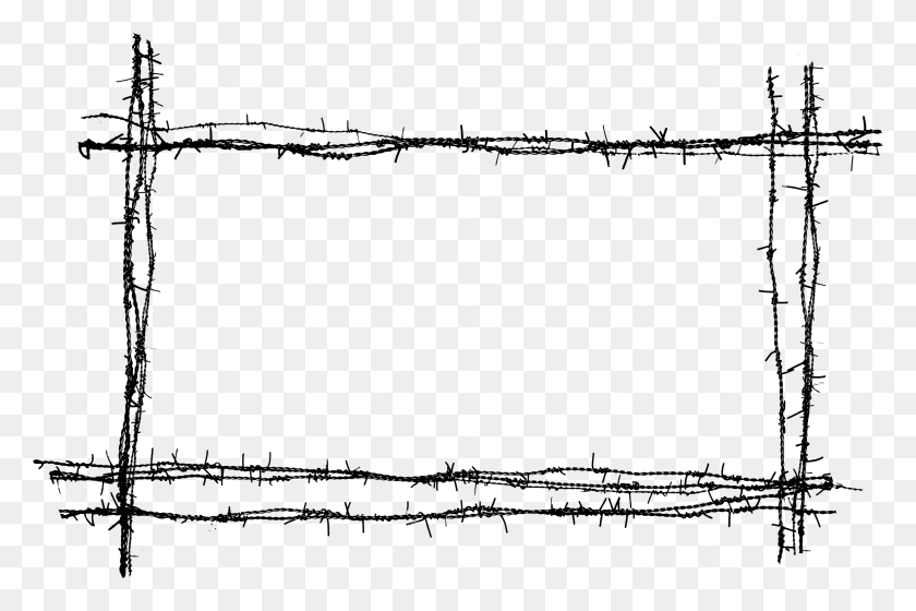 2442x1567 Drawing Wire New Collection Of Free Fence Drawing Wire Transparent Background Barb Wire, Gray, World Of Warcraft HD PNG Download