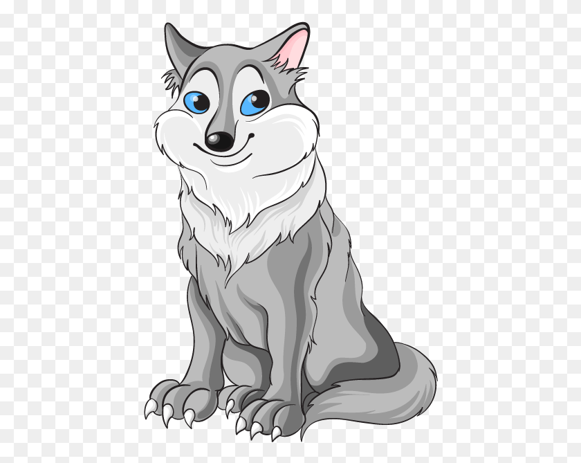 426x609 Drawing Wolfs Kid Cartoon, Mammal, Animal, Pet HD PNG Download