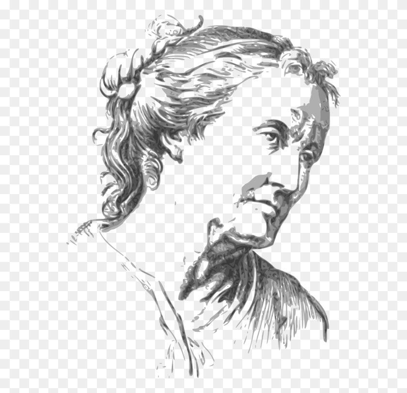 566x750 Drawing Woman Face Portrait Cartoon Old Woman Face Sketch, Dragon, Person HD PNG Download