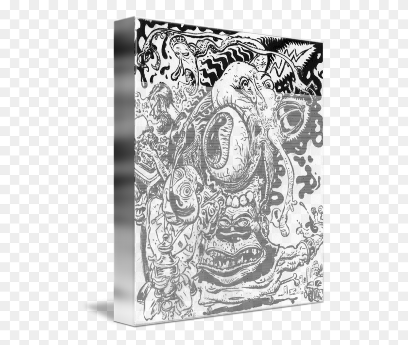 504x650 Drawing World Surrealism Paisley, Doodle HD PNG Download