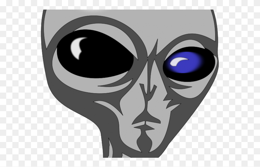 577x481 Drawn Alien Face Alien Mexicano HD PNG Download