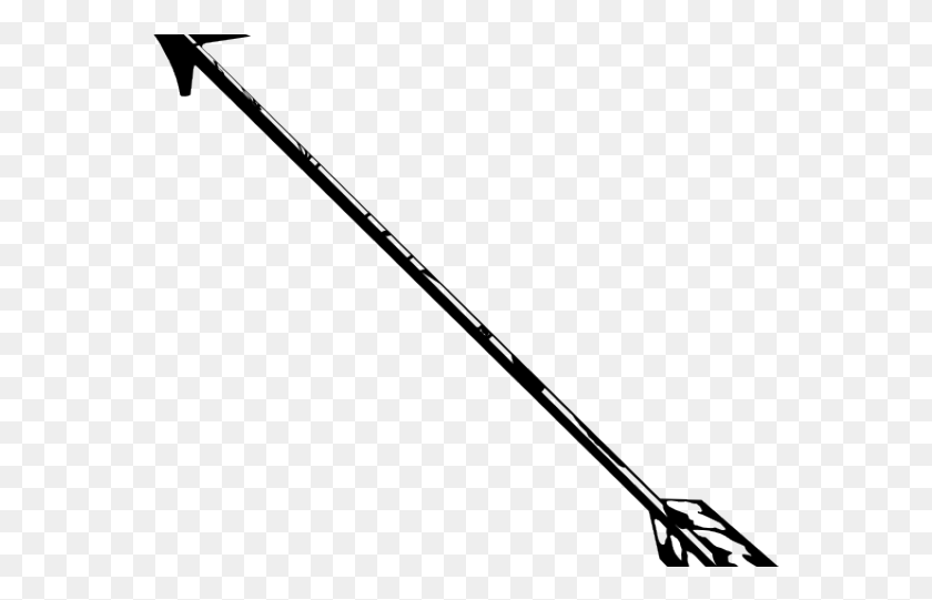 566x481 Drawn Arrow Native Arrow Archery Arrow Clip Art, Weapon, Weaponry, Symbol HD PNG Download