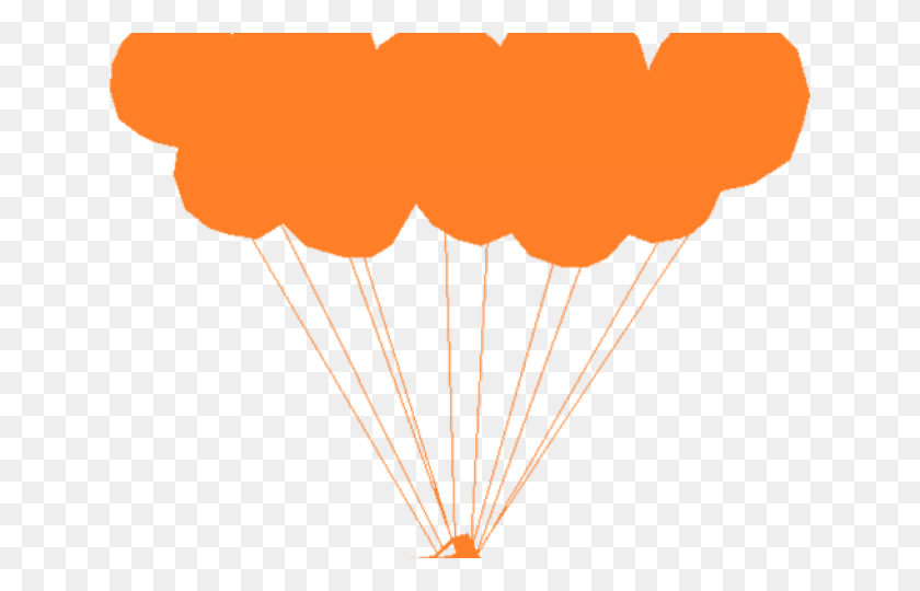 640x480 Drawn Balloon String Clipart, Parachute, Person, Human HD PNG Download