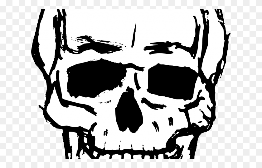 640x480 Drawn Bones Transparent Background Skeleton Face Free, Stencil, Cow, Cattle HD PNG Download