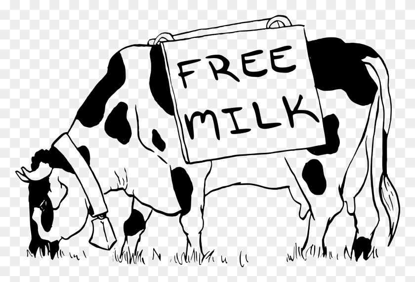 2055x1351 Нарисованная Корова Молочная Корова, Серый, Мир Варкрафта Png Скачать