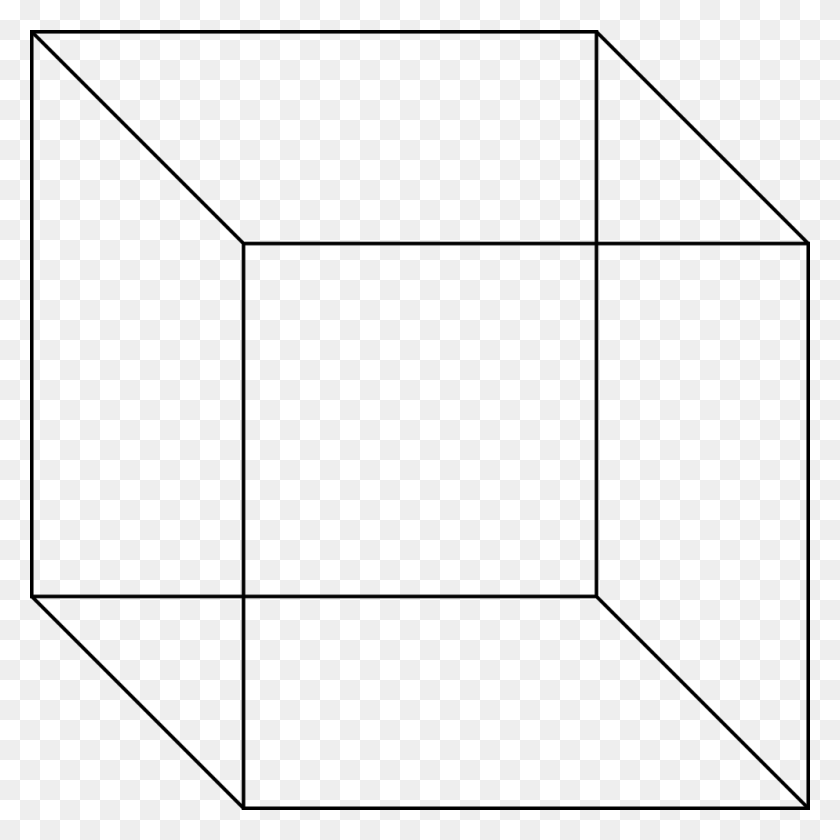 995x995 Drawn Cube Sugar 3d Line Cube, Pattern, Tennis Court HD PNG Download