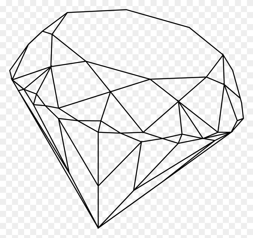 2067x1937 Drawn Diamonds Melted Line Drawing Diamond, Gray, World Of Warcraft HD PNG Download