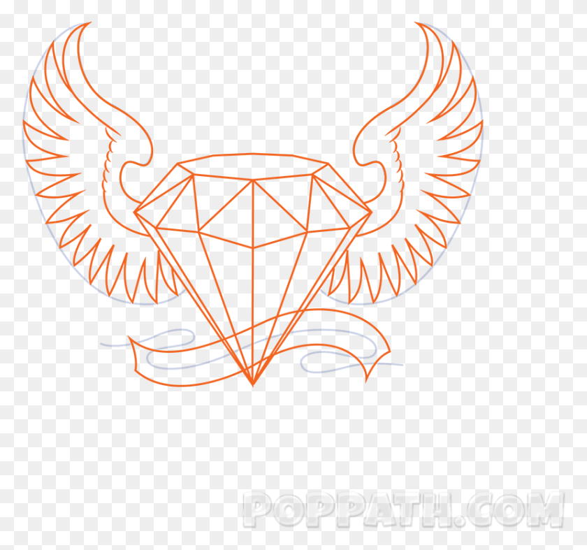 829x773 Drawn Diamonds Transparent Emblem, Logo, Symbol, Trademark HD PNG Download