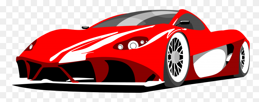 4717x1647 Нарисованный Ferrari Cartoon Новые Тенденции В Автомобиле, Шина, Колесо, Машина Hd Png Скачать