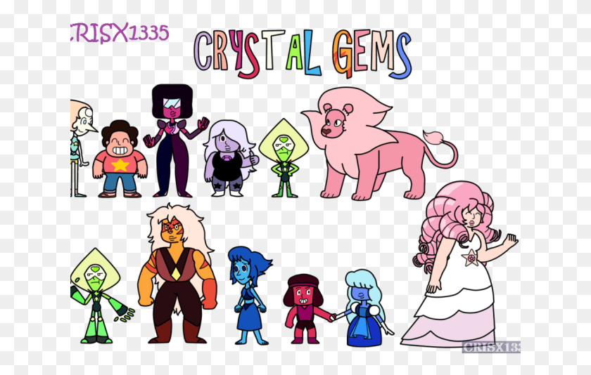 641x474 Drawn Gems Steven Universe Character Crystal Gem Steven Universe, Comics, Book, Person HD PNG Download