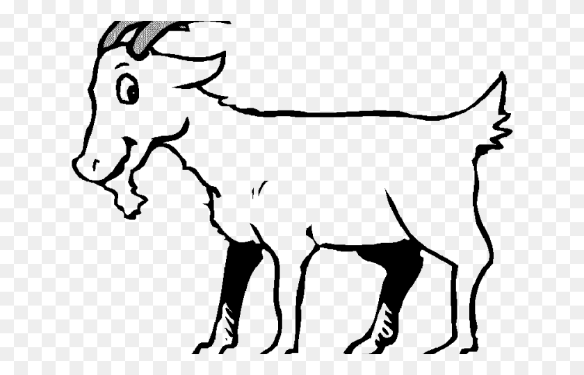 640x480 Drawn Goat Printable Black And White Clip Art Goat, Gray, World Of Warcraft HD PNG Download