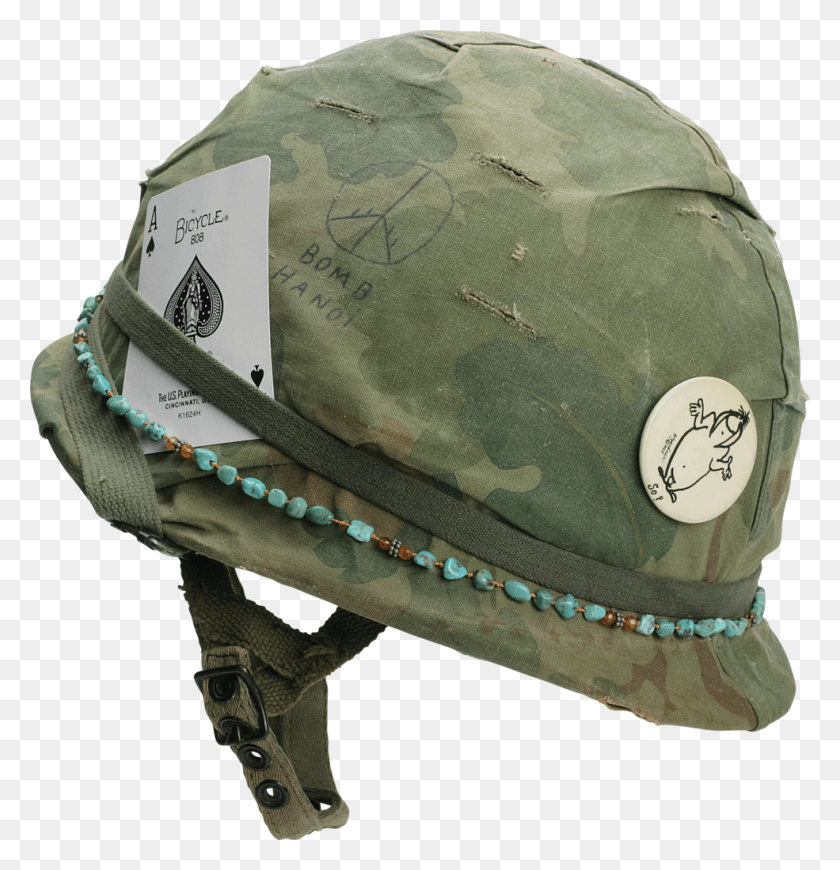 985x1024 Нарисованный Шлем Вьетнамский Шлем Вьетнамский Шлем Прозрачный, Одежда, Одежда, Защитный Шлем Png Скачать
