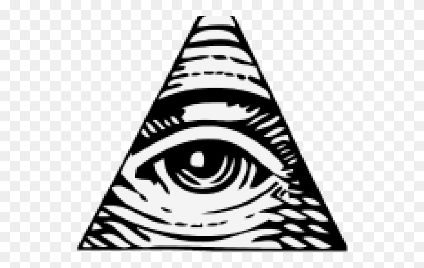 538x472 Drawn Illuminati Triangle Illuminati Black And White, Clothing, Apparel, Chess HD PNG Download