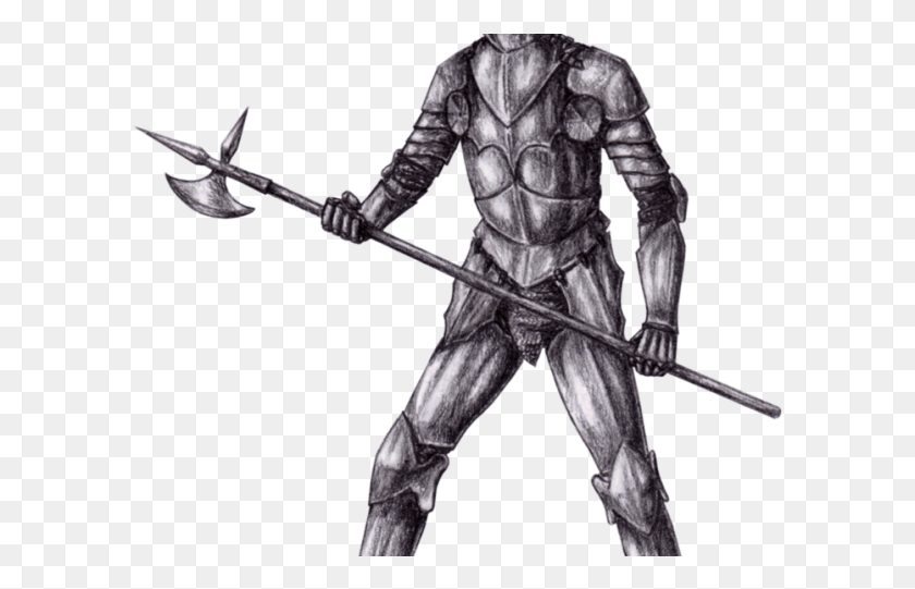 598x481 Drawn Knight Medieval Knight Sketch, Person, Human, Emblem HD PNG Download