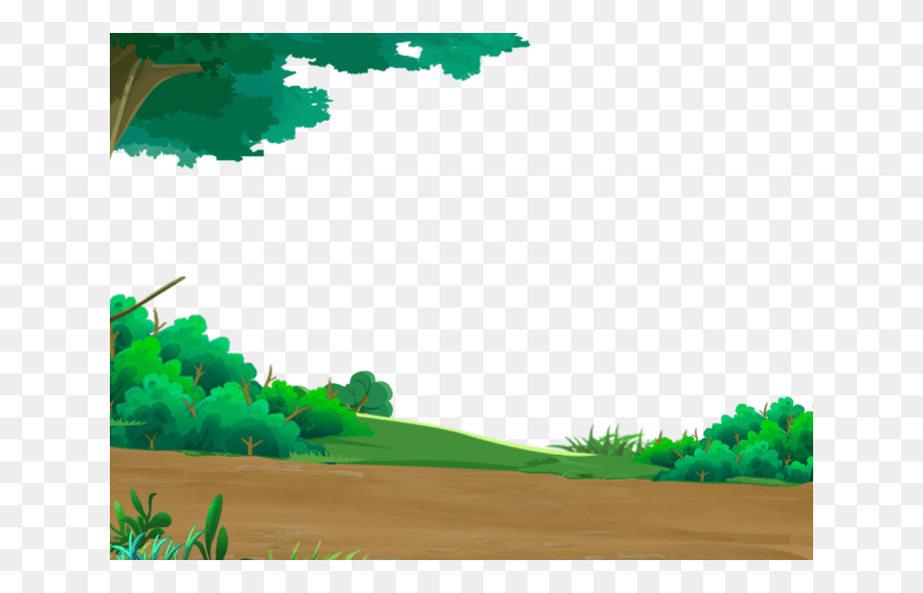 640x480 Drawn Lawn Grass Hill, Nature, Outdoors, Land HD PNG Download