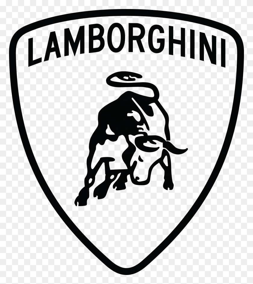 2141x2424 Нарисованный Логотип Lamborghini Карандаш И Цветной Логотип Lamborghini Черно-Белый, Одежда, Одежда, Ковер Png Скачать