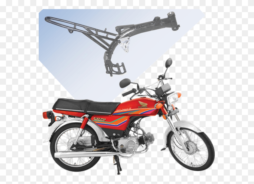 583x548 Descargar Png Motocicleta Dibujada Motocicleta Básica Honda Cd, Vehículo, Transporte, Ciclomotor Hd Png