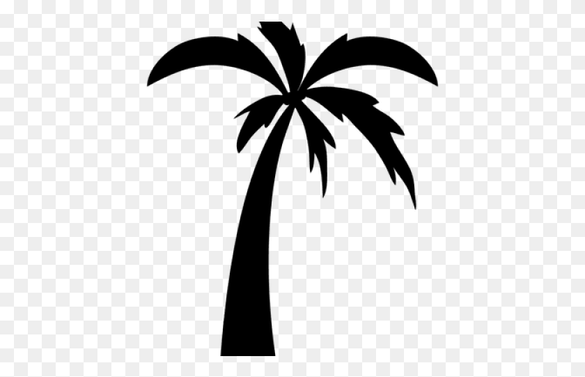 425x481 Drawn Palm Tree Cartoon Palm Trees Drawing In Black, Gray, World Of Warcraft HD PNG Download