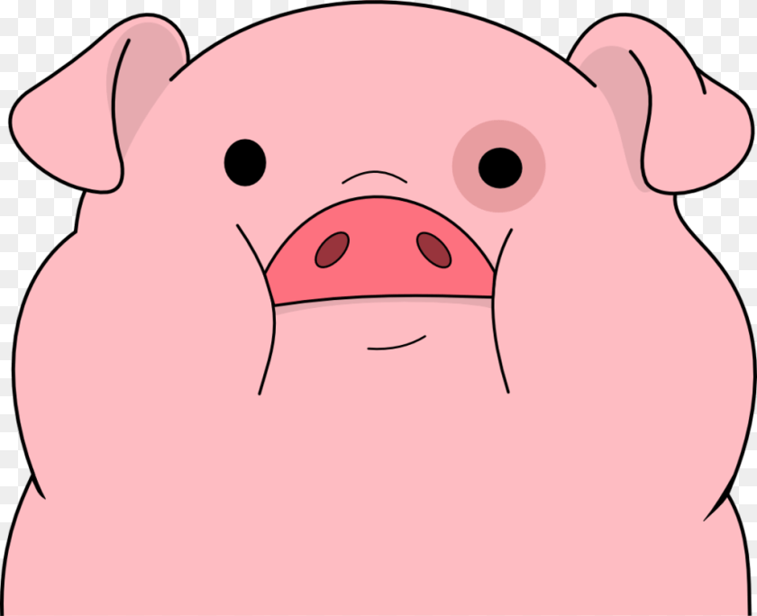 Drawn Pig Gravity Falls, Animal, Mammal, Bear, Wildlife Transparent PNG