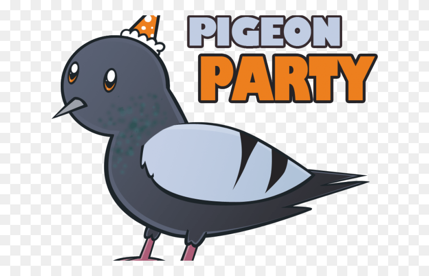 640x480 Drawn Pigeon Chibi Cartoon, Animal, Bird, Duck HD PNG Download